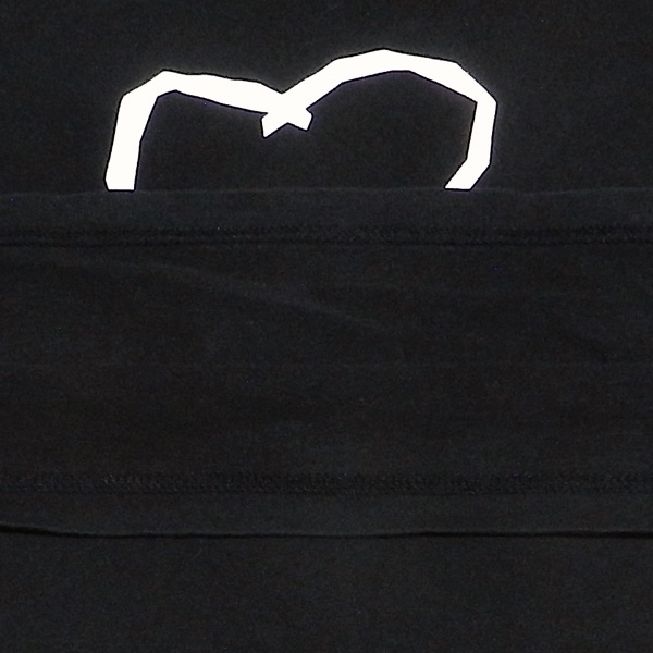 agnes b. PARIS アニエスベー パリス スリムフィット ハート イラスト 半袖 Tシャツ カットソー 黒 小さめ T2 S 〜 M サイズ_画像7