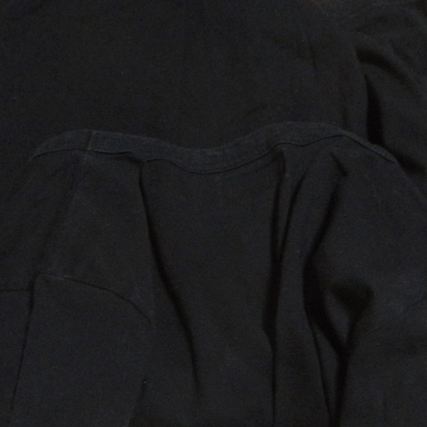 agnes b. PARIS アニエスベー パリス スリムフィット ハート イラスト 半袖 Tシャツ カットソー 黒 小さめ T2 S 〜 M サイズ_画像9