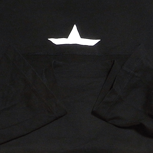 agnes b. PARIS アニエスベー パリス 日本製 スリムフィット 星 ワンスター 半袖 Tシャツ カットソー 黒 小さめ 1 / S 美品_画像7