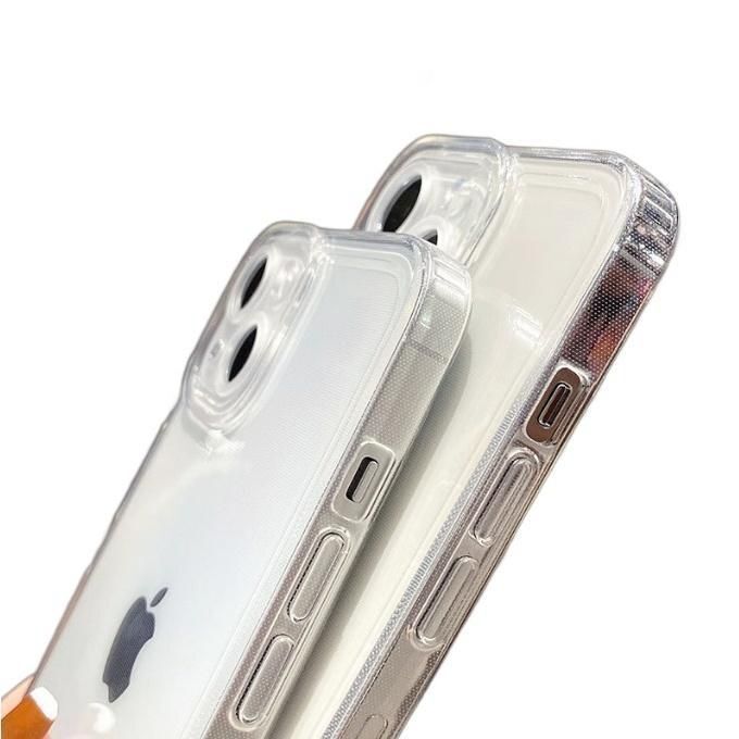 iPhone16 ケース おしゃれ ソフト 透明 クリア 衝撃吸収 スマホカバー シンプル TPU カメラ保護 シンプル かわいい デコ レンズ保護_画像3