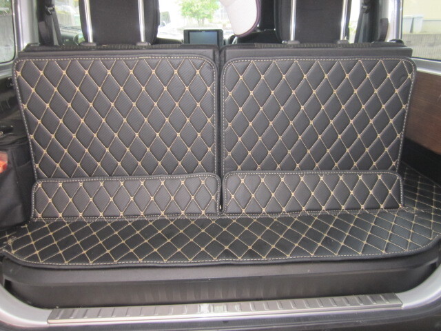 スズキジムニー ラゲッジマット JB64 JB74 3枚 専用のトランクマット 防水 耐摩擦 黒黒