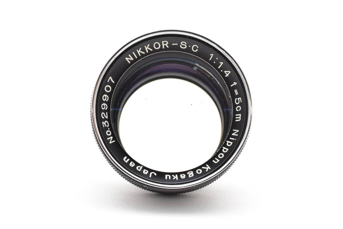 【良品】 Nikon ニコン NIKKOR-S・C 5cm F1.4 ニッコール S・C Sマウント 日本光学 Nippon Kogaku #4857_画像2