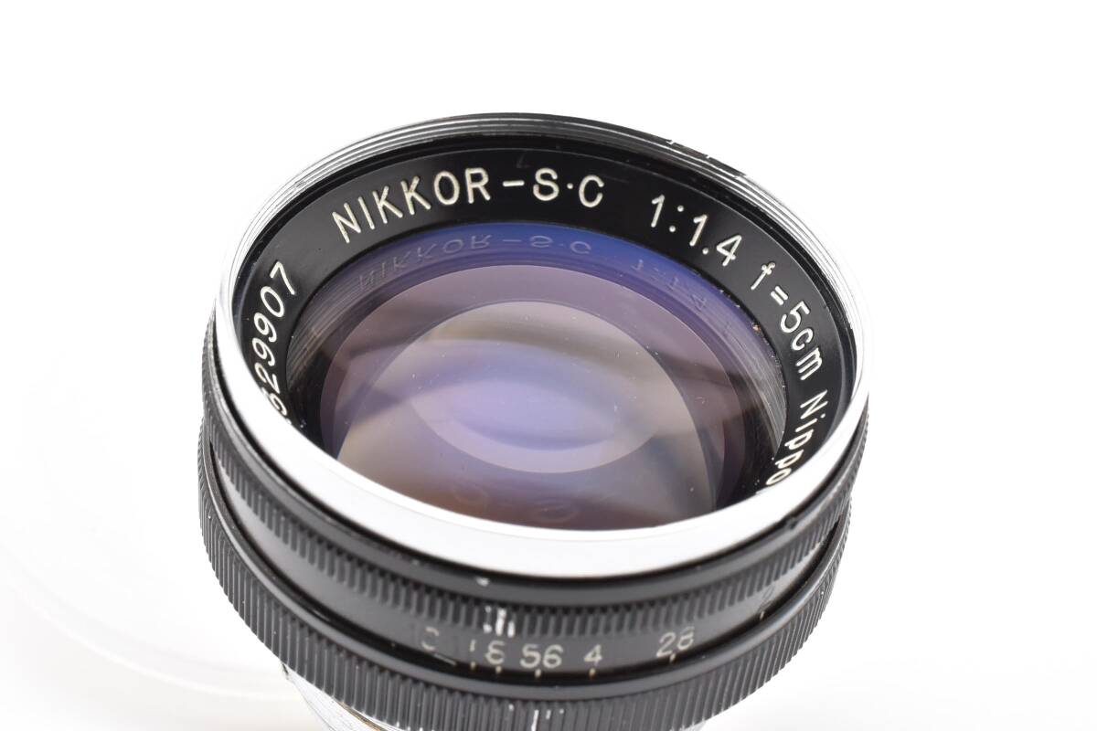【良品】 Nikon ニコン NIKKOR-S・C 5cm F1.4 ニッコール S・C Sマウント 日本光学 Nippon Kogaku #4857_画像10