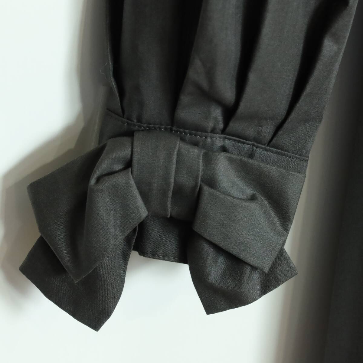  Foxey btik* взрослый сверху товар! полупальто размер F уголь серия велюр. воротник имеется! одноцветный z15210