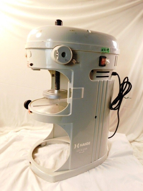 A377★HAIGA/WF-A299/ICE SLICER/電動かき氷機/業(yè)務(wù)用/かき氷機/ハイガー/ジャンク★送料180サイズ著払い