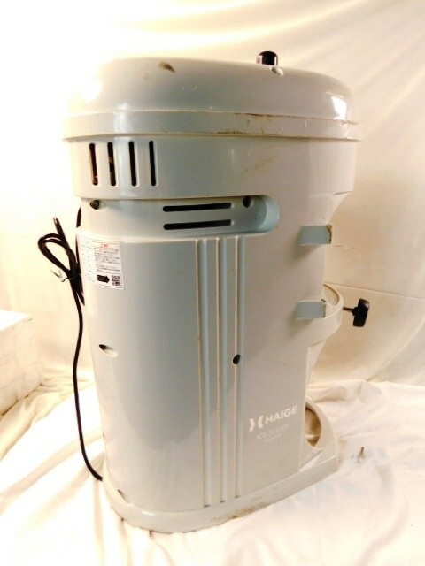 A377★HAIGA/WF-A299/ICE SLICER/電動かき氷機/業(yè)務(wù)用/かき氷機/ハイガー/ジャンク★送料180サイズ著払い