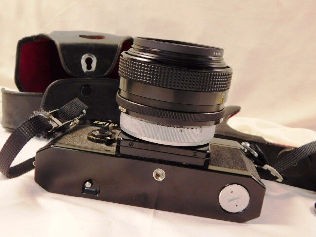 Y322★CANON F-1 一眼レフフィルム式カメラ マニュアルレンズセット/一眼レフ カメラ /FD55mm/キャノン/送料700円～