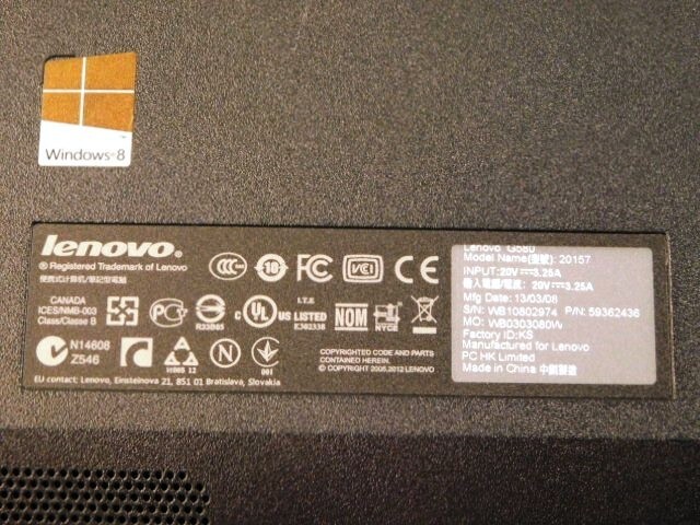 Y304★L(fēng)enovo G580 ノートパソコン/パソコン/レノボ/ノートPC/送料970円～