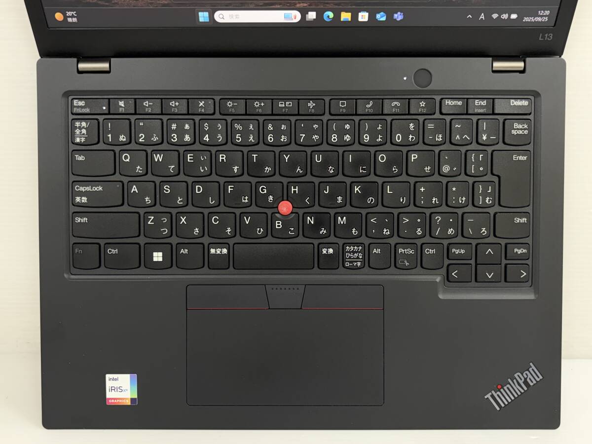 【良品 バッテリー良好】Lenovo ThinkPad L13 Gen3 21B4S08V00『Core i5(1235U)1.3GHz/RAM:16GB/SSD:256GB』13.3インチ WUXGA Win11 動作品
