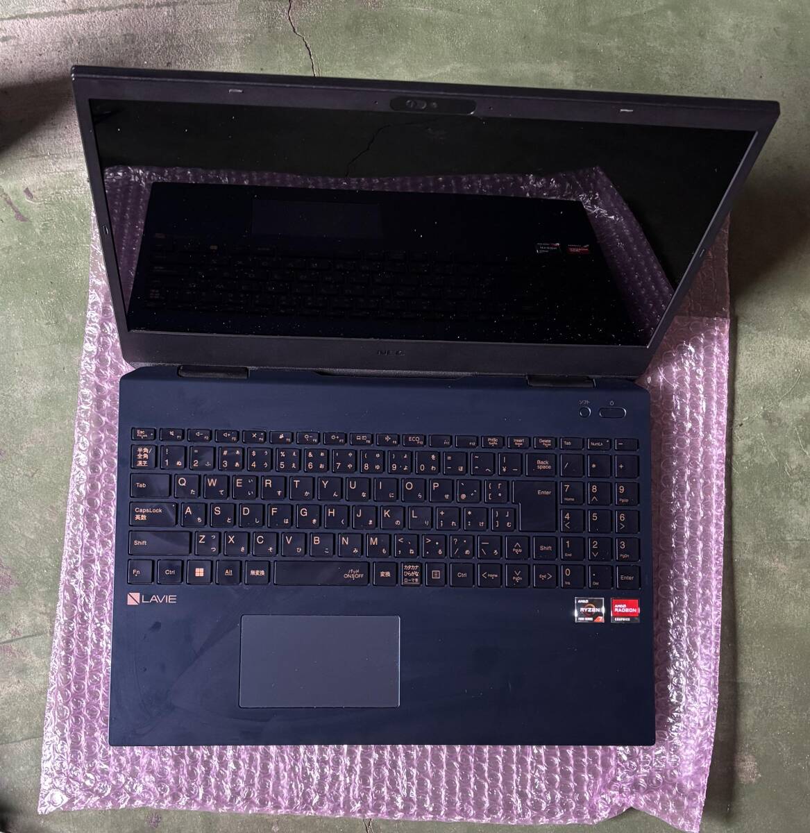 NEC N1565/FAL RYZEN 7 поколение SSD нет память 4GB 15.6 дюймовый FHD электрический кабель адаптор есть, трещина нет пуск невозможно утиль