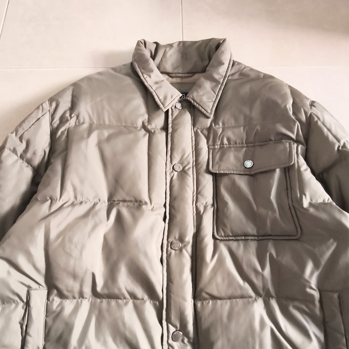 90s Ralph Lauren　ラルフローレン　シャツ型　ダウンジャケット　L_画像2