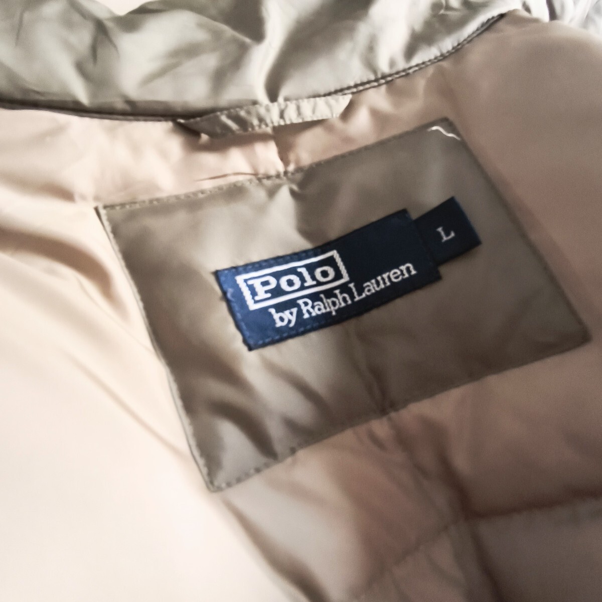90s Ralph Lauren　ラルフローレン　シャツ型　ダウンジャケット　L_画像5