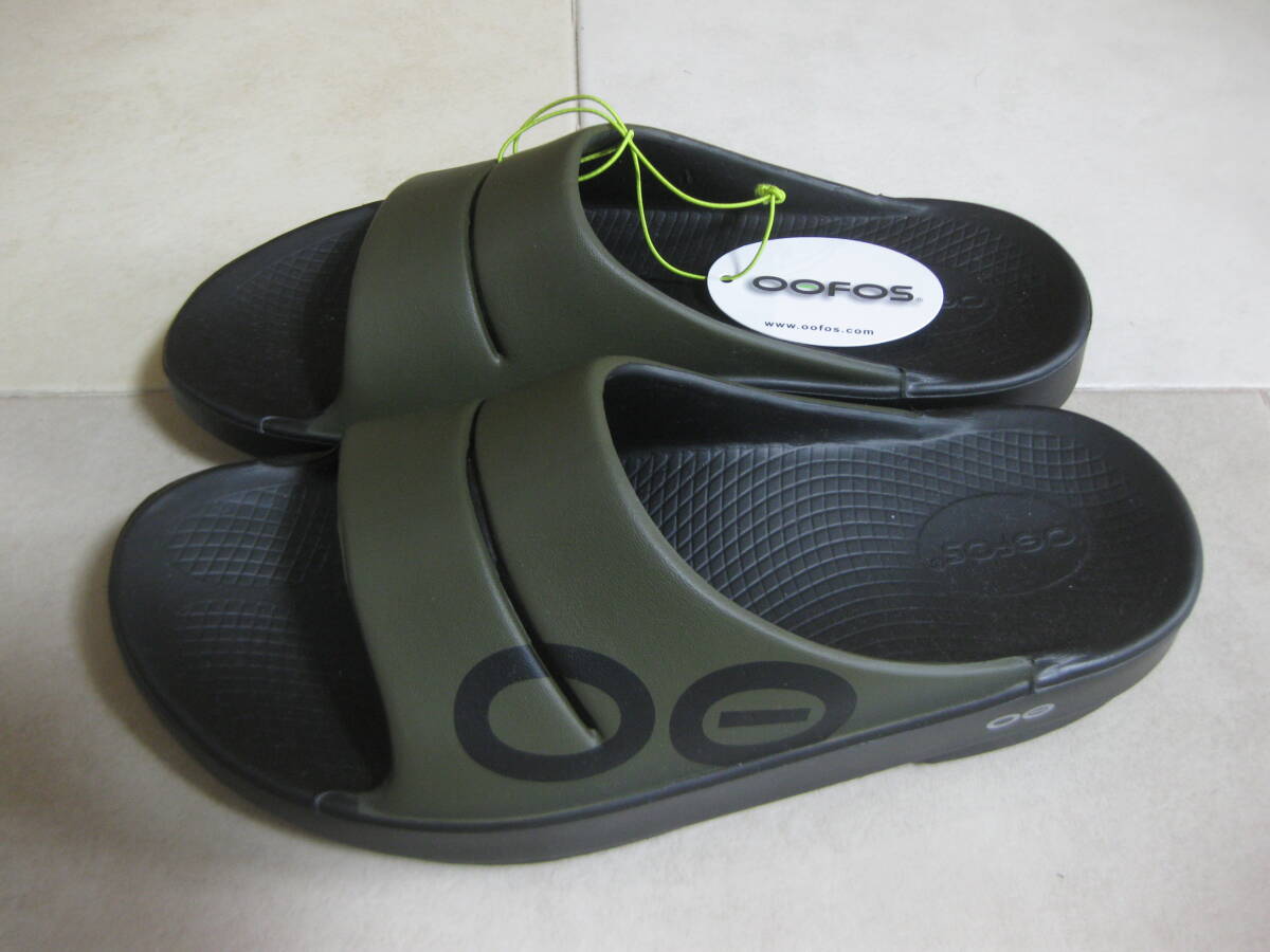 OOFOS ウーフォス リカバリーサンダル　オリジナルスポーツ　Tactical Green　新品　26ｃｍ