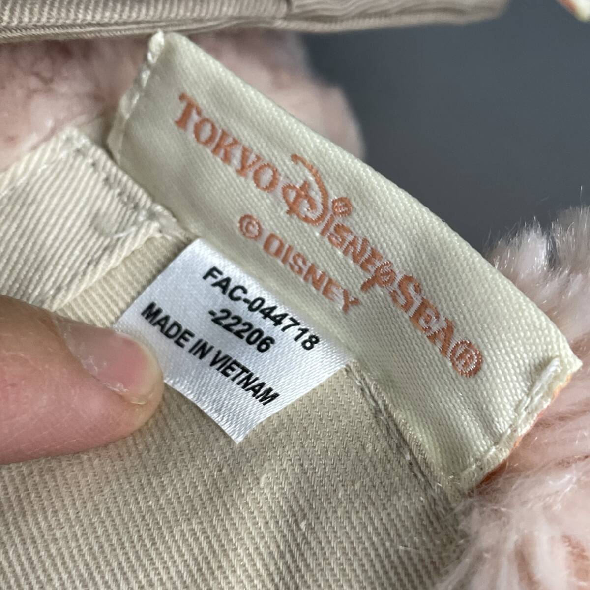 UNY42/59 ディズニー 東京ディズニーシー ダッフィー&フレンズ リーナベル ぬいぐるみ 探偵 コスチューム付き 美品 ぬいぐるみ TDS