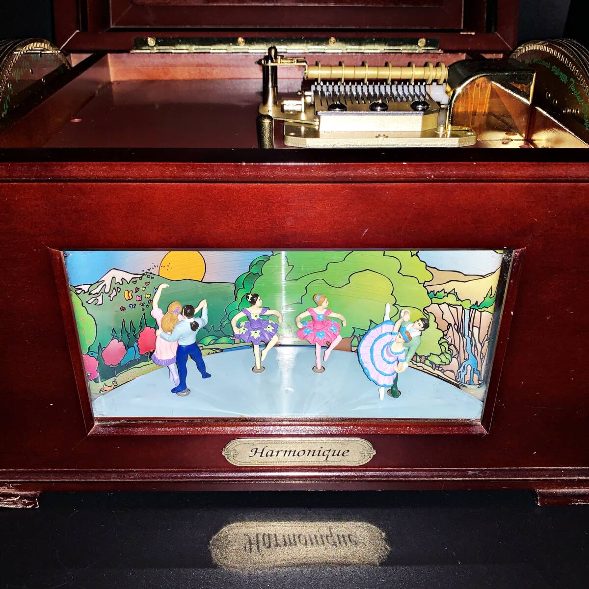 [ анимация есть ценный ] Mr. Рождество диск музыкальная шкатулка 15 листов Mr Christmas Harmonique Nutcracker... десятая часть кукла Dance Vintage 