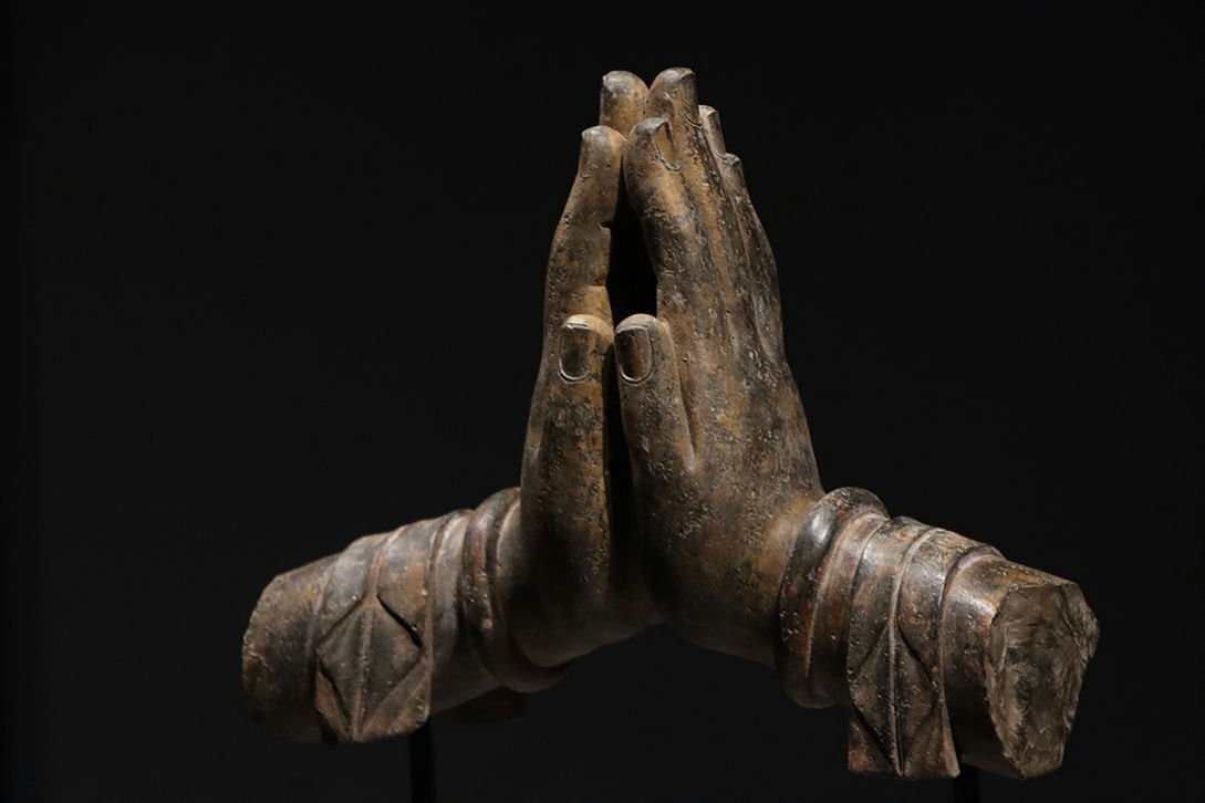 V. журавль перо VA662 север . времена . 10 печать синий камень . рука синий камень умение скульптура * буддизм старый изобразительное искусство * изображение Будды * маленький . умение * негодный храм старый магазин * негодный храм покупка лот