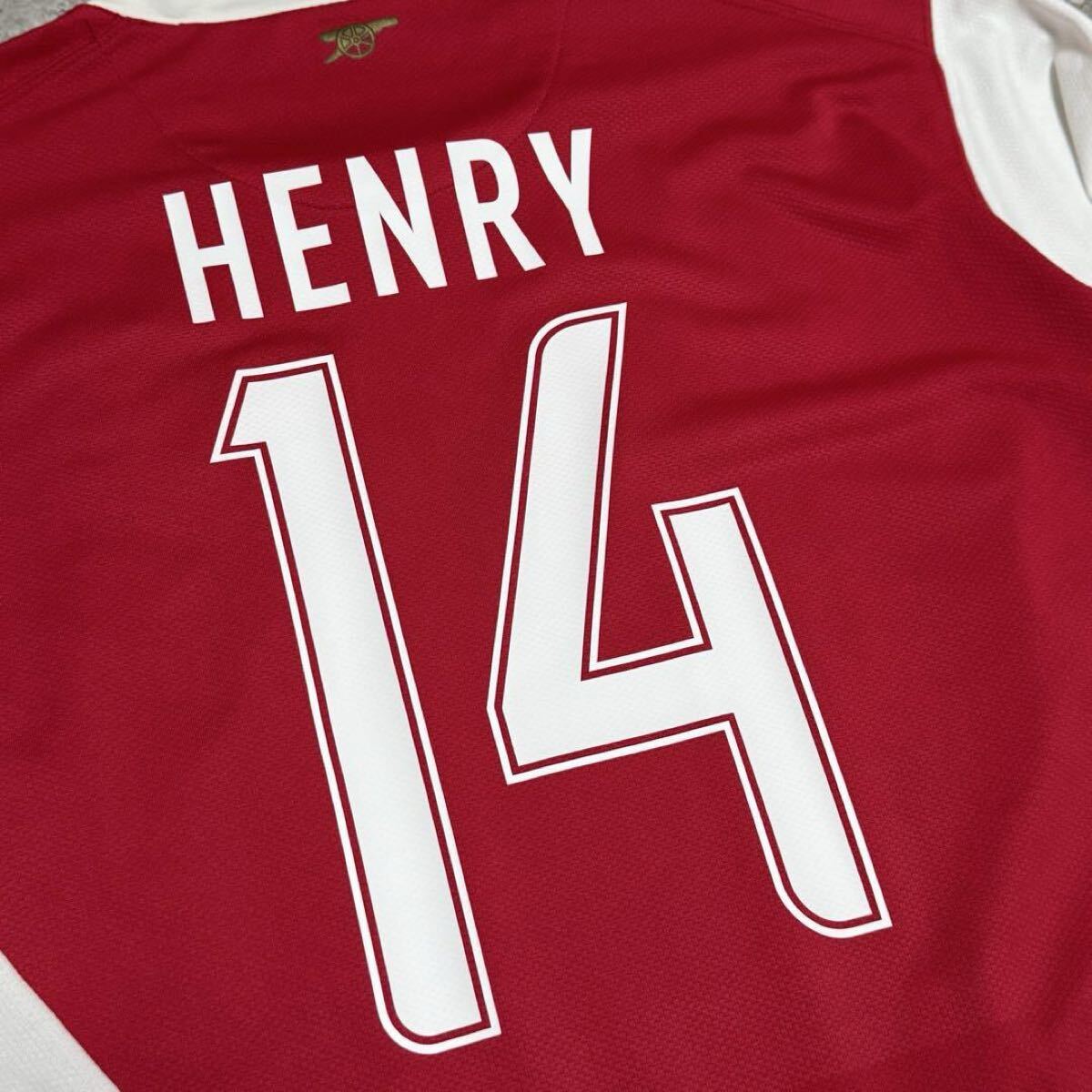 アーセナル 06/07 #14 アンリ 長袖 ユニフォーム_画像4
