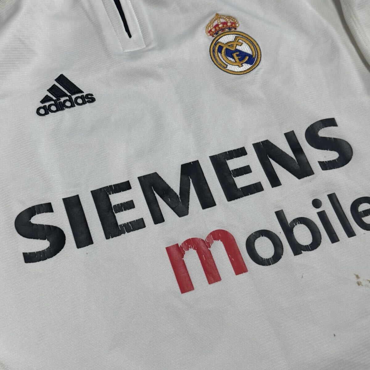 レアルマドリード 03/04 #10 フィーゴ 長袖 ユニフォーム CL_画像3