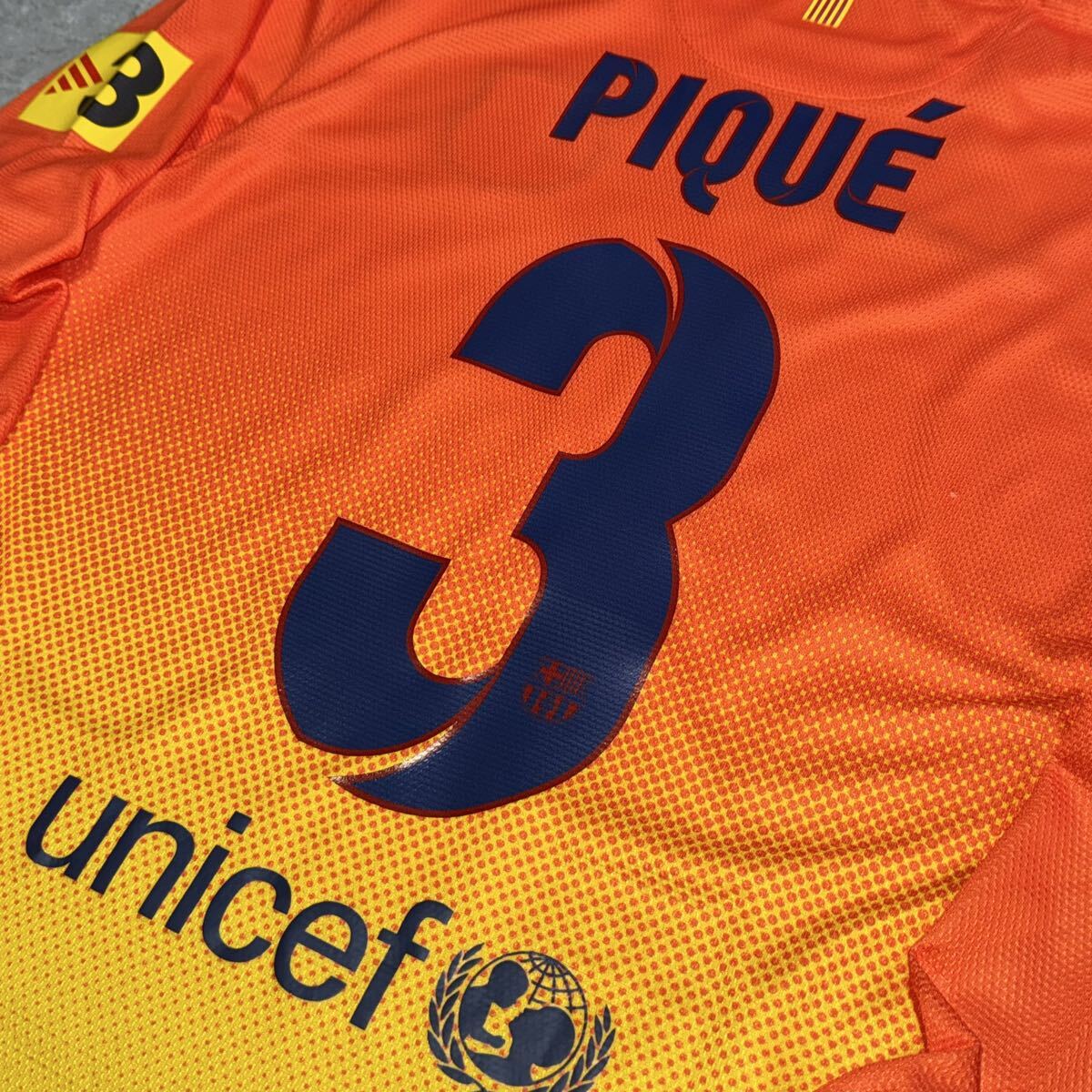 バルセロナ 12/13 #3 ピケ 長袖ユニフォーム_画像5