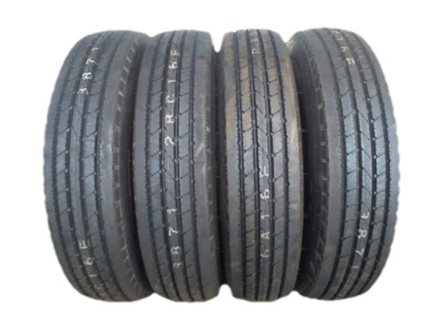6.50R16 8PR グッドイヤー GOODYEAR 夏 フレックススチール G220 中古 9.9分山 4本セット サマータイヤ 日本製 6.50/16 6.50-16_画像1