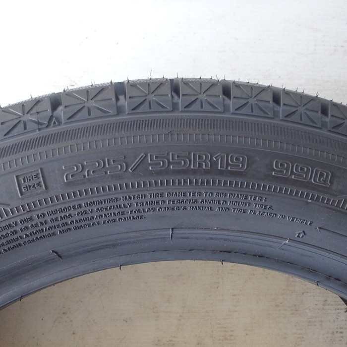 225/55R19 99Q グッドイヤー 冬 ICE NAVI SUV 新品 スタッドレスタイヤ 2020年製 日本製 225/55/19 即決 4本送料税込み55000円~_画像3