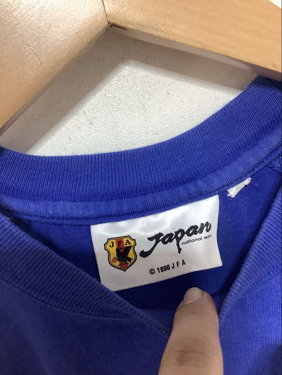 ん1670 サッカー日本代表 #8 小野伸二選手 プレイヤーズTシャツ ユニフォームTシャツ F ビンテージ ロゴプリント 応援Tシャツ 