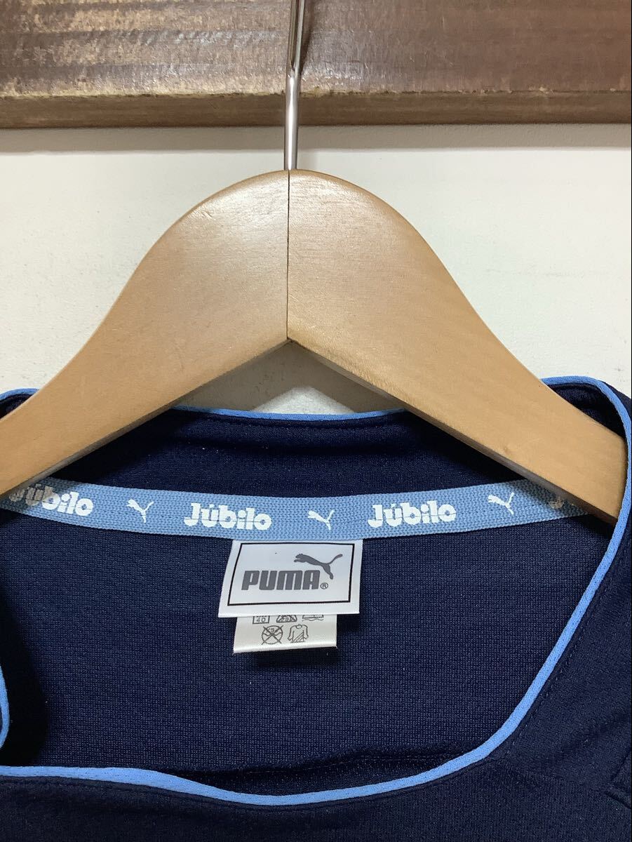 う1757 ジュビロ磐田 2013 10周年記念 サードユニフォーム O PUMA プーマ ネイビー ロゴ刺繍 日本制 オールド ネスレ YAMAHA