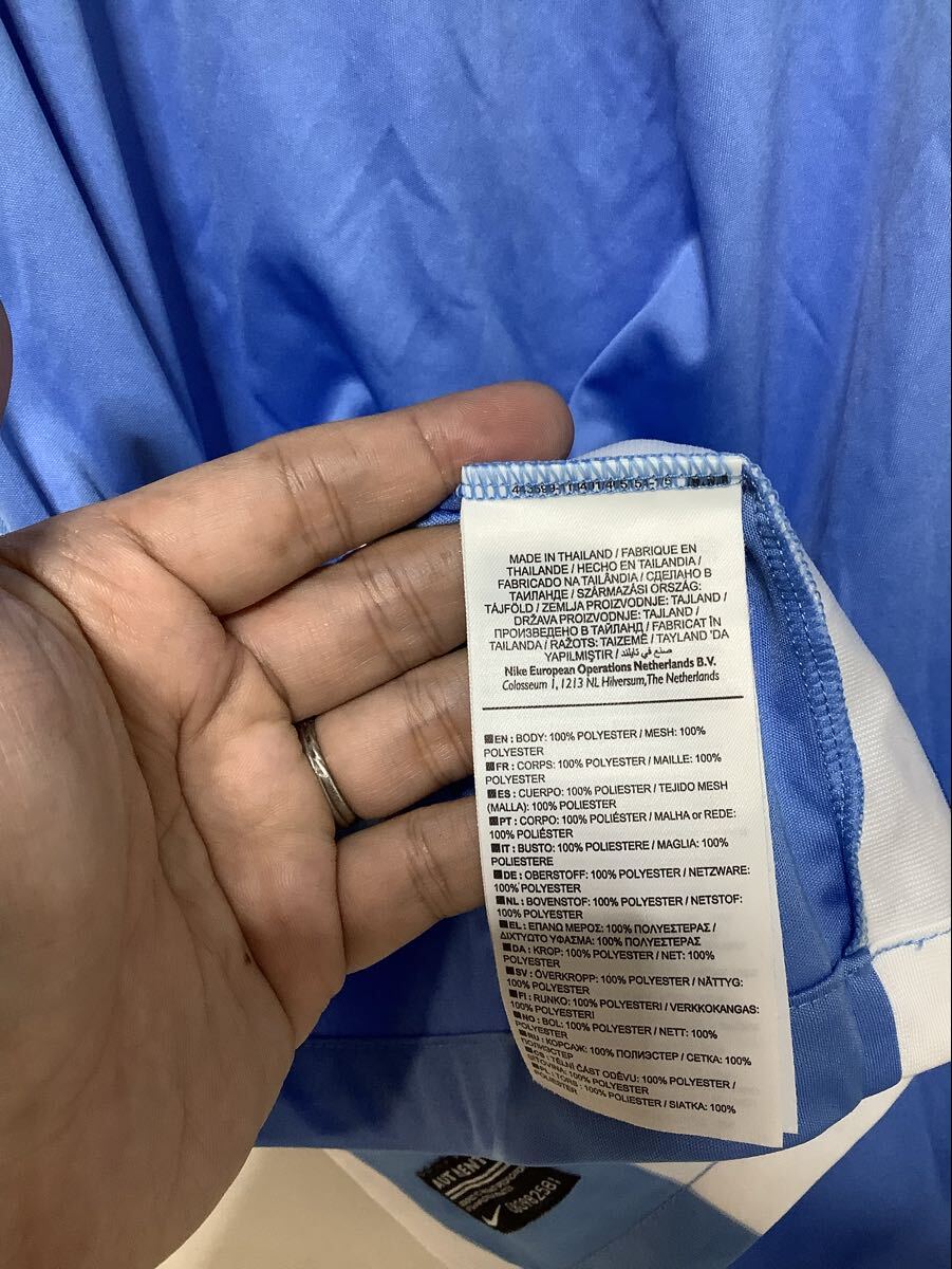 う1783 MARAGA C.F. マラガ 2013-2014 NIKE ナイキ レプリカユニフォーム XL ホーム エンブレムプリント ロゴ刺繍 UNESCO