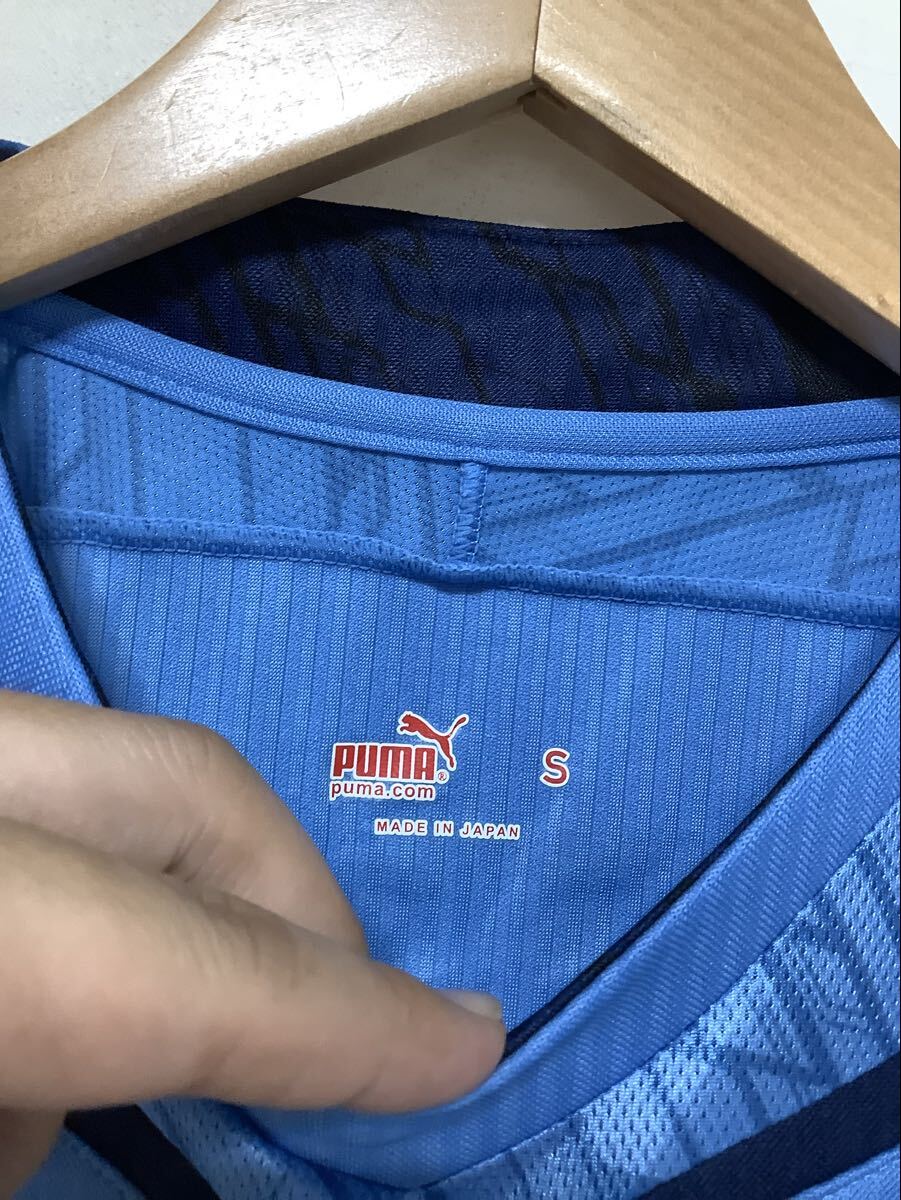 う1793 ジュビロ磐田 2009 #33 イ グノ選手 オーセンティックユニフォーム PUMA プーマ S ホーム YAMAHA エンブレム刺繍 日本制 サイン入り