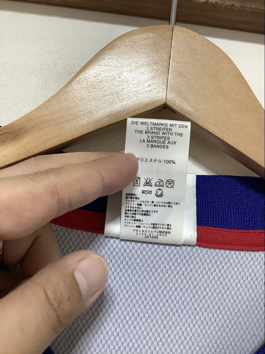 え1743 サッカー日本代表 adidas 2002-2003 #5 稲本 潤(rùn)一選手 レプリカユニフォーム 応援ユニフォーム XO ホーム 日本制 ロゴプリント