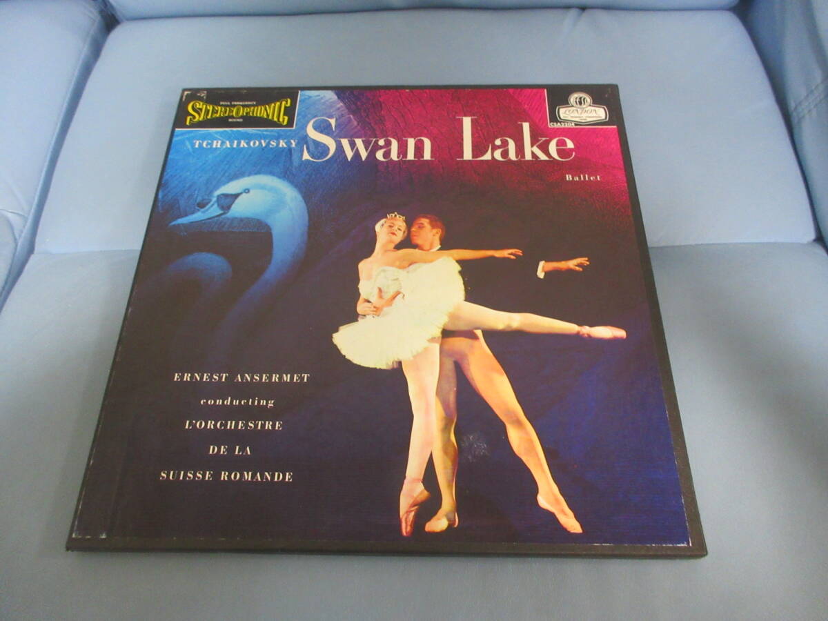  【UK LONDON ffrr STEREOPHONIC直輸入盤SMALL2LP BOX】 チャイコフスキー/白鳥の湖 アンセルメ指揮スイス・ロマンド管 [1959年] 【10】_画像1