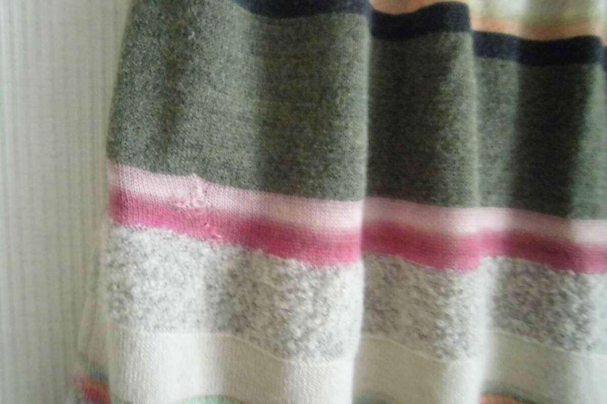 M.＆KYOKO★エムアンドキョウコ★花刺繍のあるニットスカート