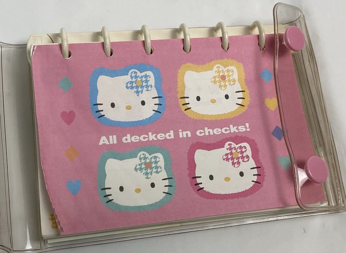 M 中古品/未使用】HELLO KITTY ハローキティ アドレス帳/ミニブックメモ/フォトアルバム×2個(gè) 送料無(wú)料 キティ サイン帳 カオハナ 1997年