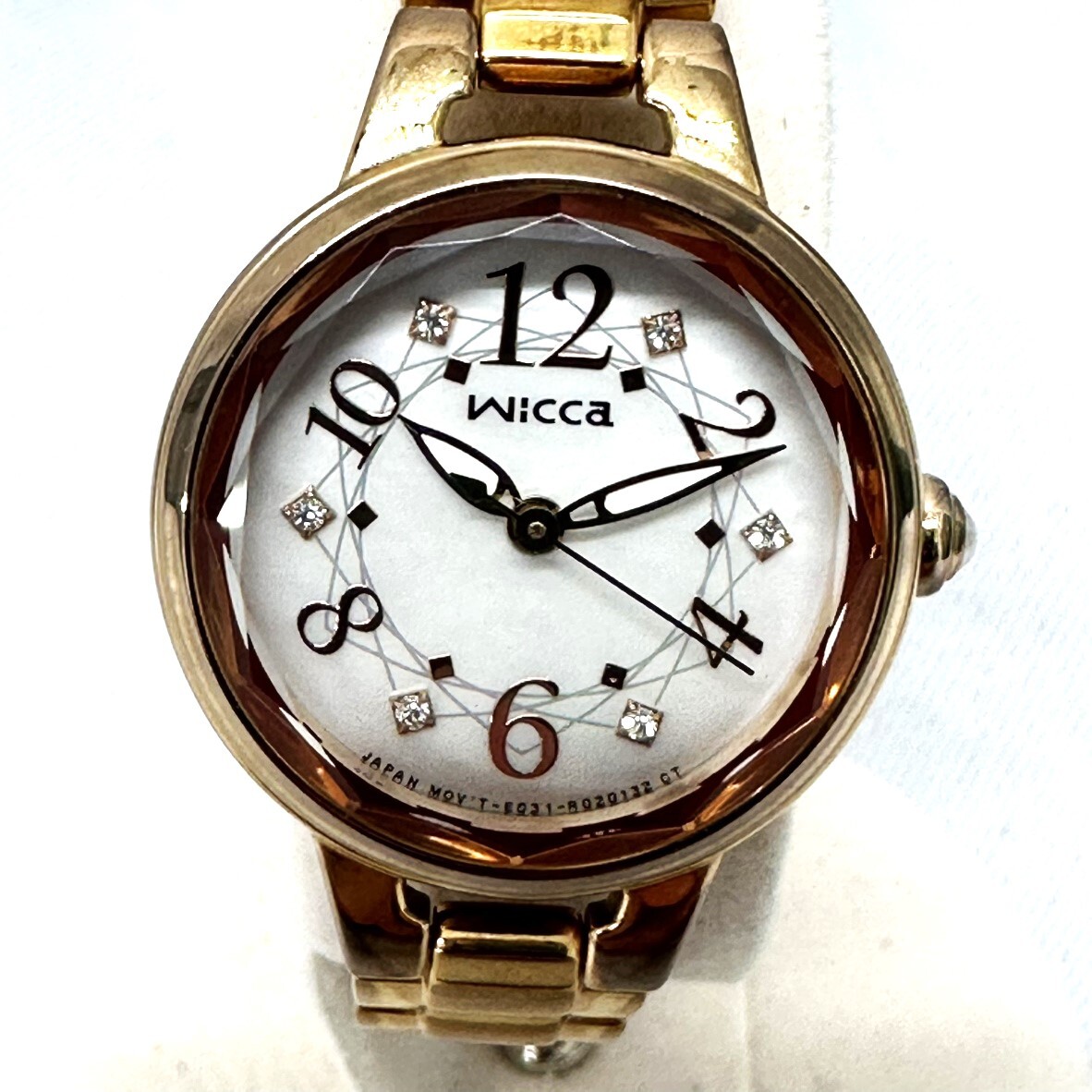 CITIZEN シチズン WICCA E031-R04638 ソーラーテック 腕時計 レディース_画像1