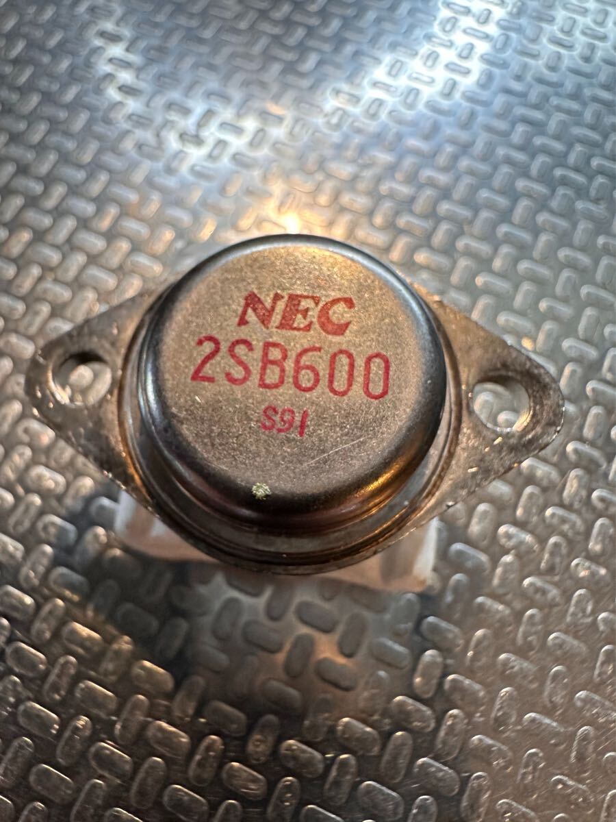 NEC 2SB600 + 2SD188 ペア TO-3 長期保管品 5ペアセット