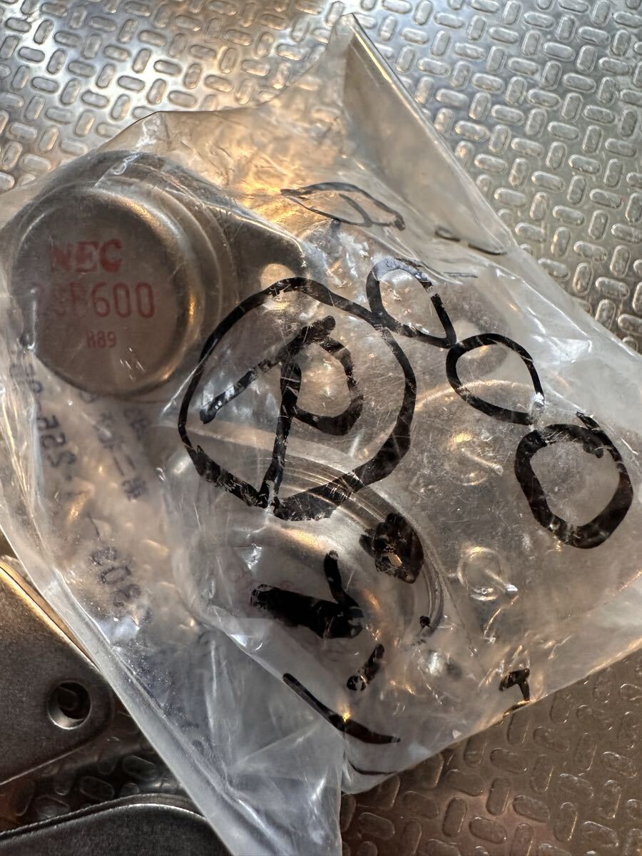 NEC 2SB600 + 2SD188 ペア TO-3 長期保管品 5ペアセット