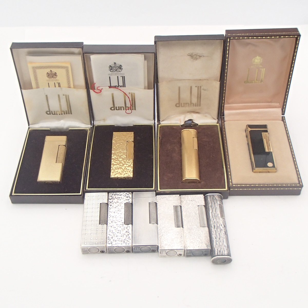 ★Dunhill dunhill ダンヒル ライター まとめ 10點(diǎn)/ ガスライター 喫煙具 著火未確認(rèn) 箱★YN