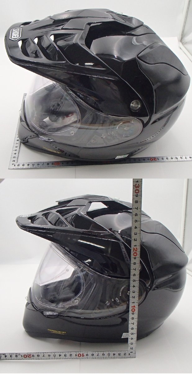 ◎ヘルメット SHOEI　HORNET　SHOEI ショーエイ HORNET ADV ホーネット/ Lサイズ ブラック 59cm/バイク HORNET ADY◎YY