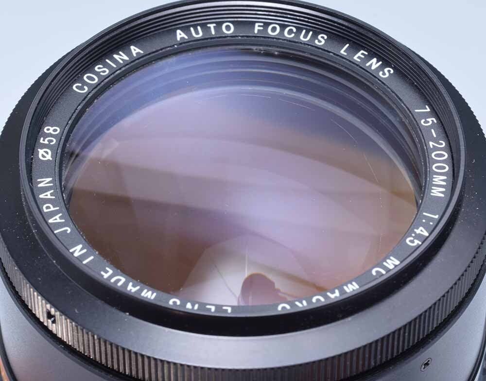 コシナ レンズ內(nèi)モーター駆動(dòng)AFレンズ “Cosina 75-200mm F4.5 「ミノルタマウント」” ユーズド