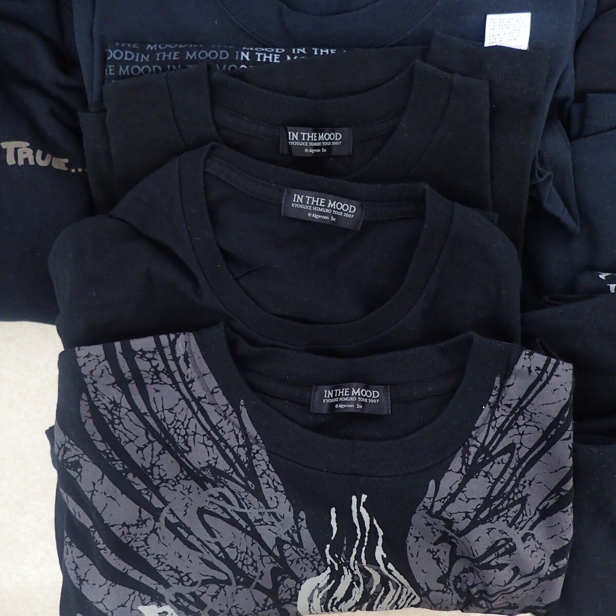 氷室京介 サイズM/L/XL Tシャツ/パーカー In the Mood/Tour 2007/20th anniversary Tour 2008 等 まとめてセット【IN