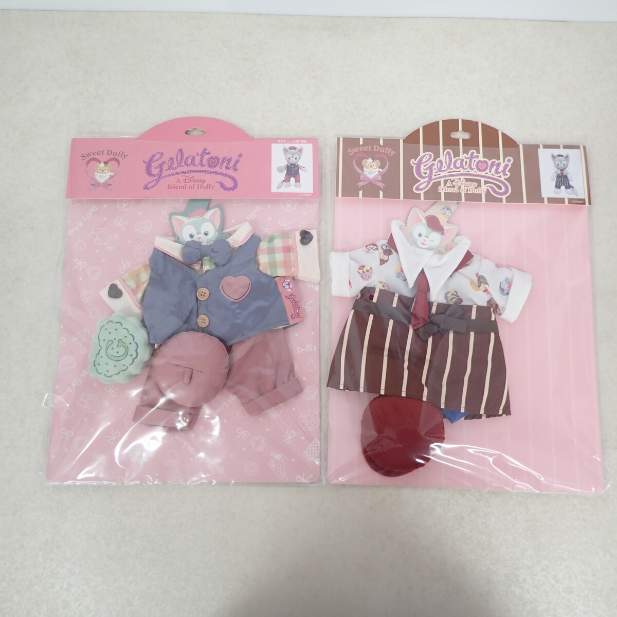 ジェラトーニ ぬいぐるみコスチューム スウィート?ダッフィー 等 まとめて5點(diǎn)セット Disney ディズニー【IO