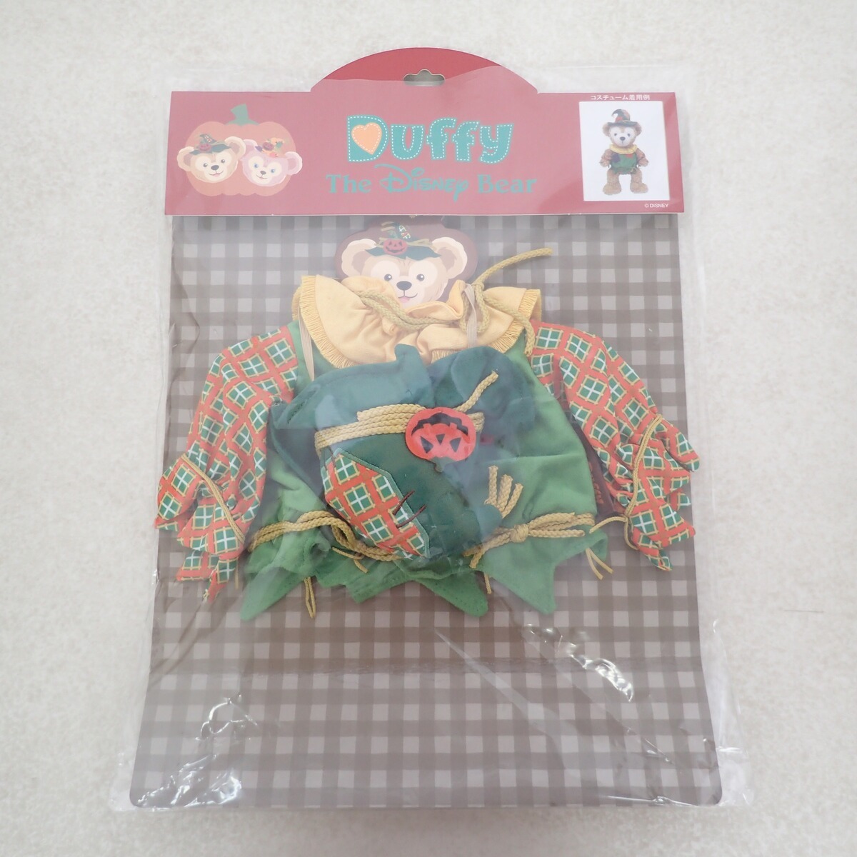 ダッフィー/シェリーメイ/ジェラトーニ/ステラ?ルー ぬいぐるみコスチューム ダッフィーのハロウィーン2014、2017 4點(diǎn)セット Disney【IO