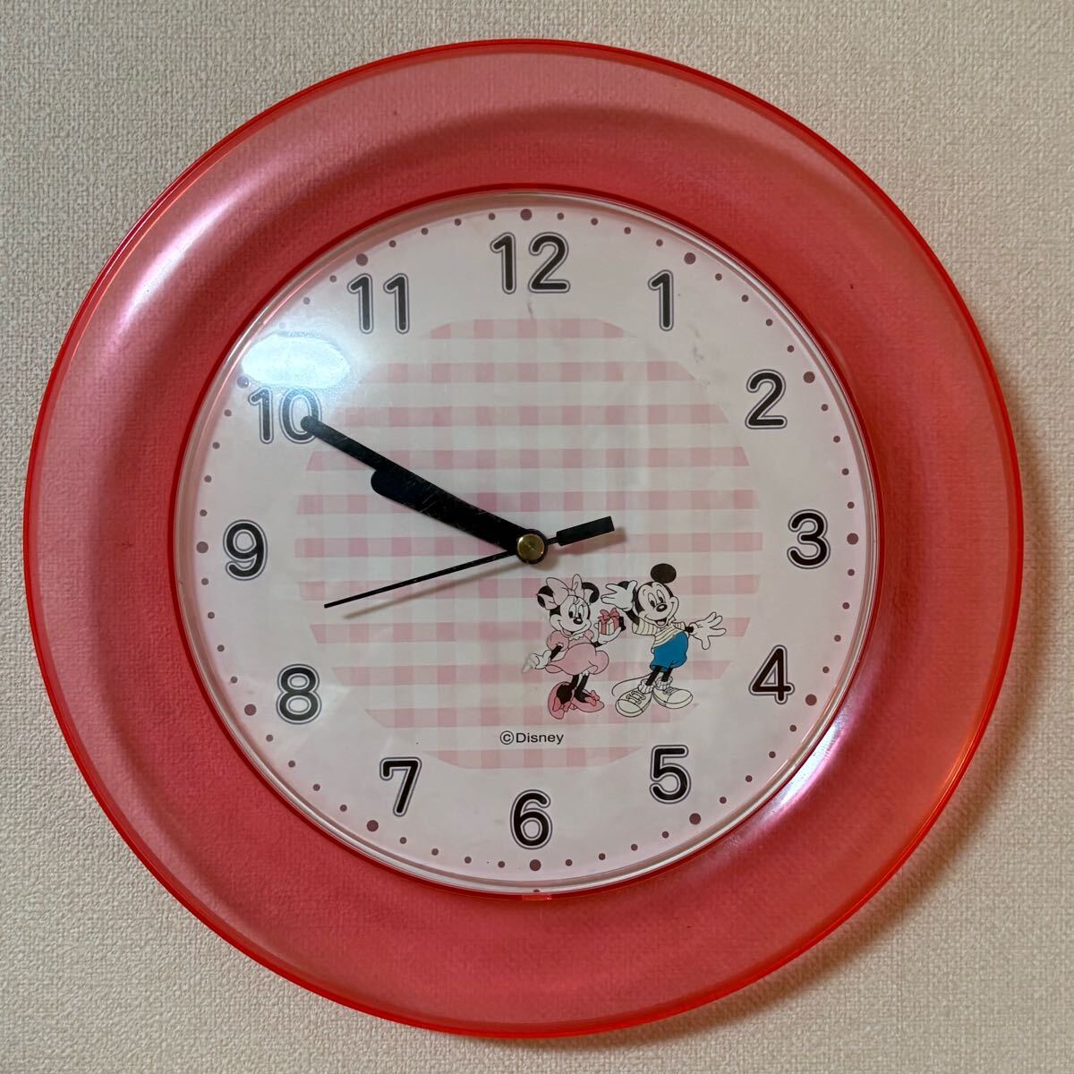 【ディズニー】掛け時計 稼働品