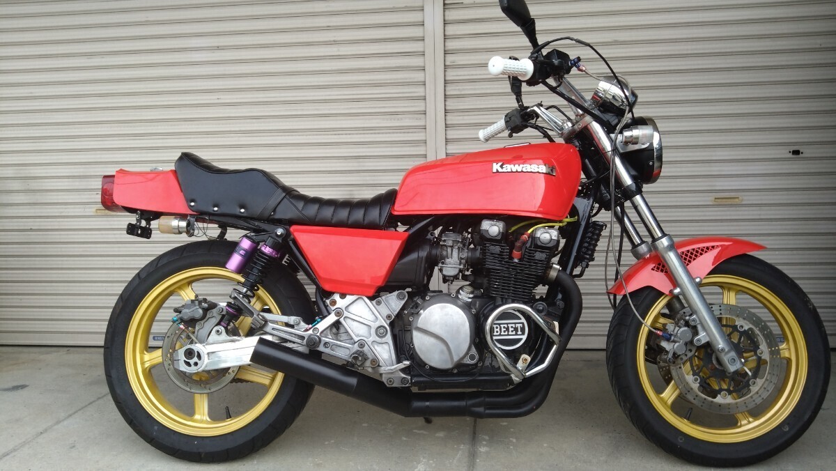 車検付ゼファー400人気Z400FX仕様カスタム多數(shù)実働大人カスタムゼファーΧ早いもの勝ち全國陸送手配可能売切??