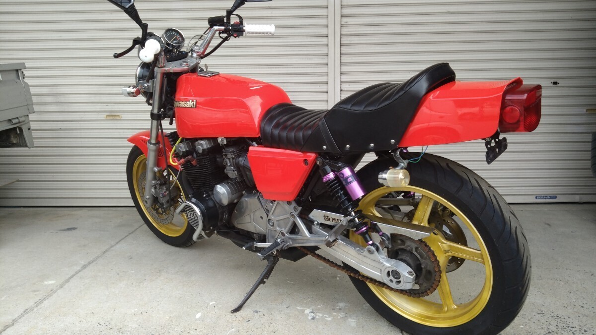 車検付ゼファー400人気Z400FX仕様カスタム多數(shù)実働大人カスタムゼファーΧ早いもの勝ち全國陸送手配可能売切??