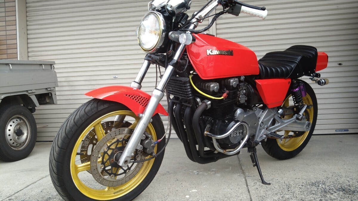 車検付ゼファー400人気Z400FX仕様カスタム多數(shù)実働大人カスタムゼファーΧ早いもの勝ち全國陸送手配可能売切??