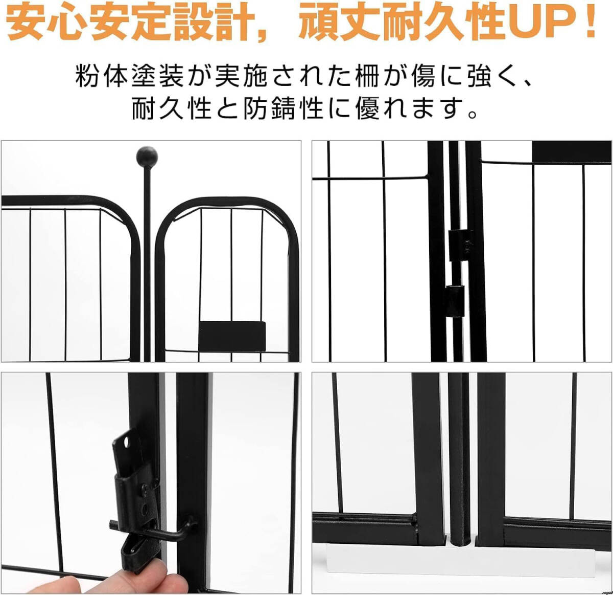 [ складной . перевозка . место хранения . простой ] домашнее животное Circle средний собака большой собака много голова .. стальной . пробег предотвращение закрытый вне двоякое применение сборка простой 