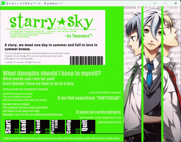Starry*Sky ~in Summer~ Windows рабочий товар