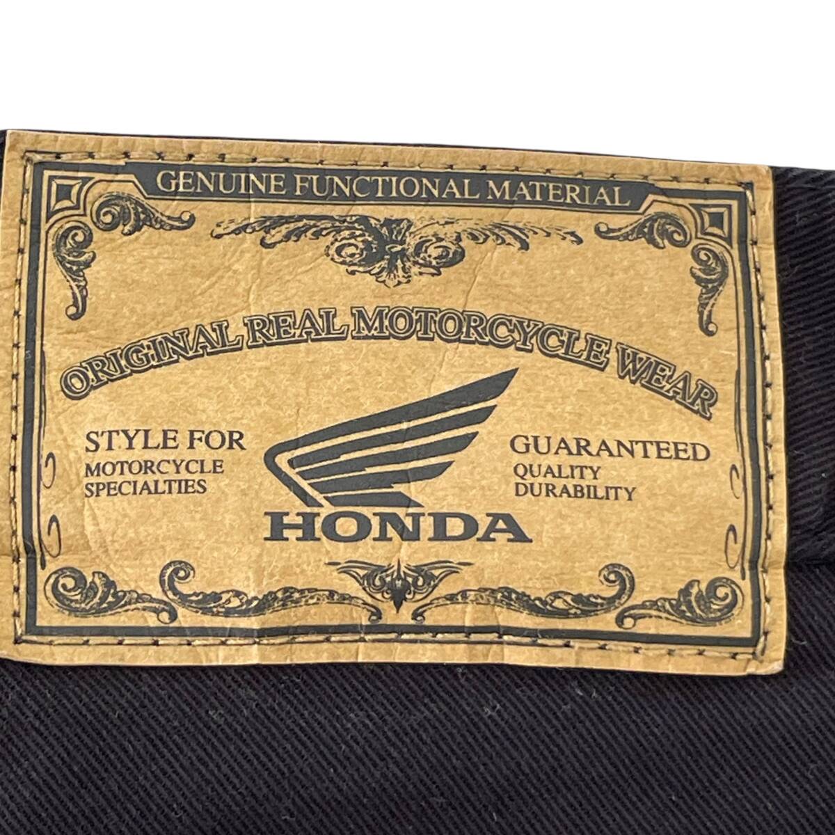 【即決】 HONDA ホンダ OSYEX-12D コットンカーゴパンツ ライディングパンツ Lサイズ ブラック系 黒系 22096-80_画像5