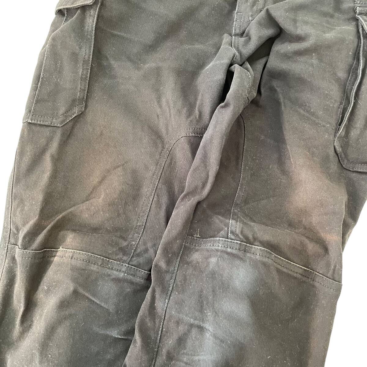 【即決】 HONDA ホンダ OSYEX-12D コットンカーゴパンツ ライディングパンツ Lサイズ ブラック系 黒系 22096-80_画像7